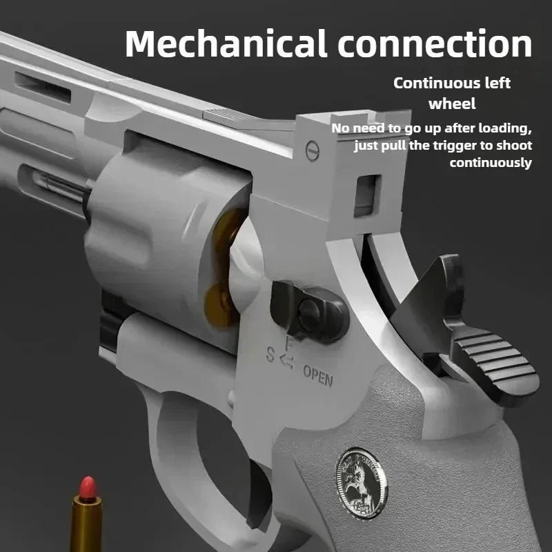 NOCCLILI ZP5 357 Revolver Soft Bullet Toy Gun | 19/23/28cm