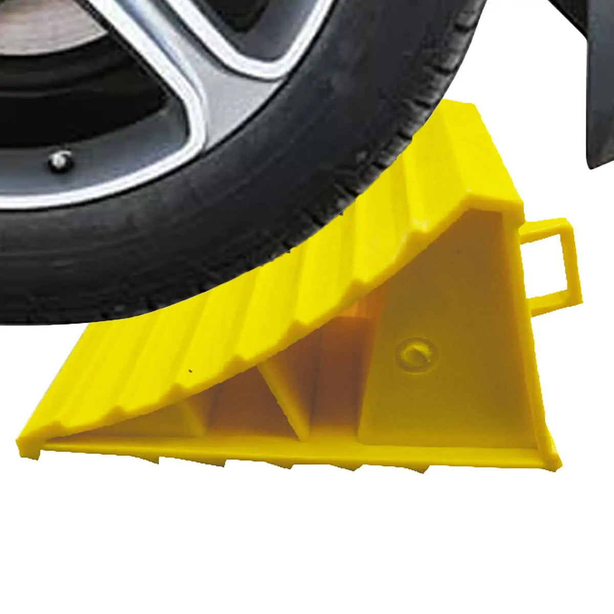 Portable Car Wheel Chock Anti-Slip Tire Stop Block & Parking Wedge
