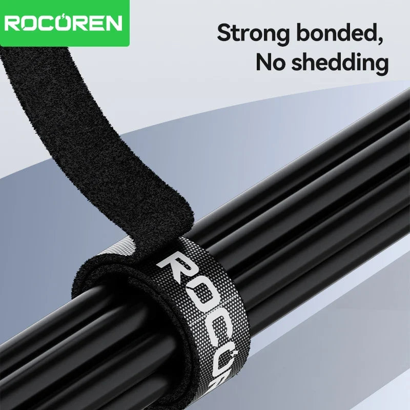 ROCOREN Tearable Cable Organizer Wire Winder & Cord Holder