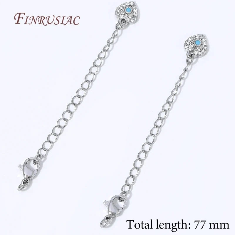 18K Gold Plated Necklace Extender Chain with Lobster Clasp