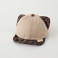 Toddler Cat Ear Baseball Hat – Leopard Print Sun Visor Cap