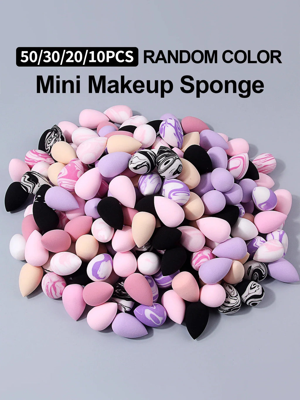 Mini Makeup Sponges – Water-Expanding Cosmetic Puffs 10–100 Pcs