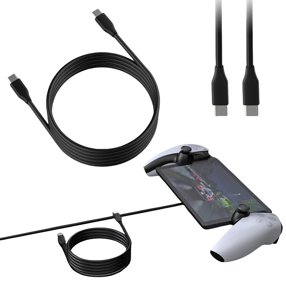 USB-C Cable for PS5, Xbox & Nintendo Switch – 1.5M Fast Charge