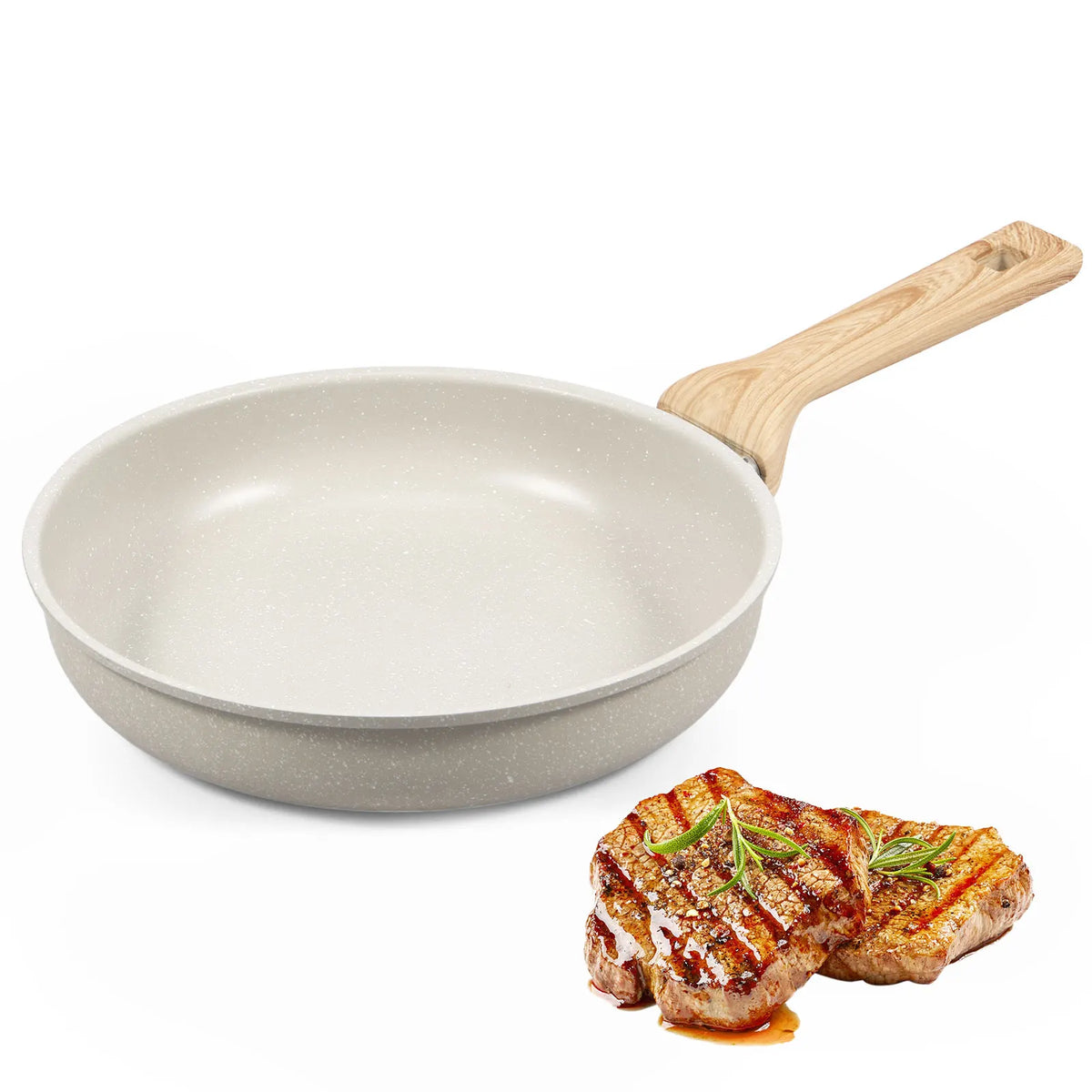 Nixie Nonstick Frying Pan Skillet – Maifanite Coating