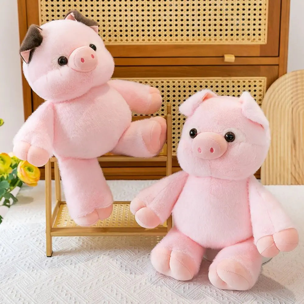 Soft Pig Stuffed Animal Plush Pillow – Cute 17.7" Hugging Toy