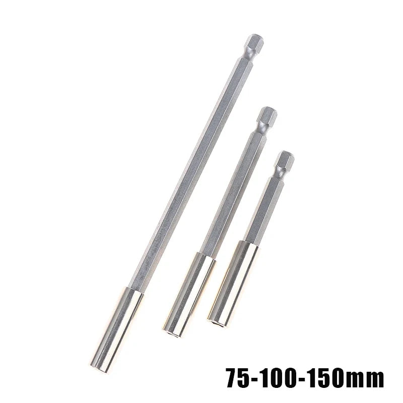 Magnetic Hex Shank Bit Extension Adapter – Power Drill 60–200mm