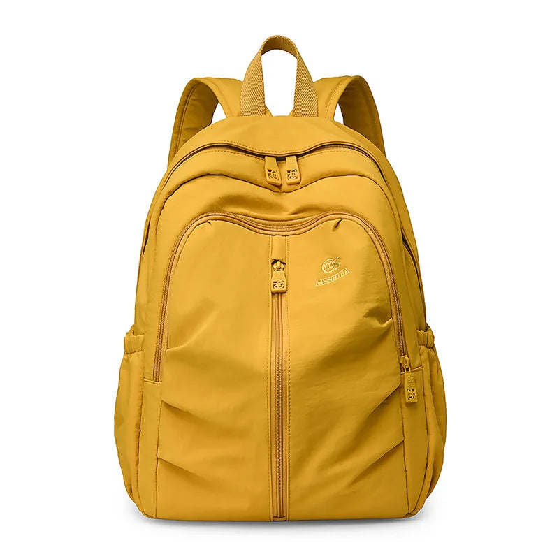 Women's Waterproof Nylon Backpack – Large Capacity Travel Bag
