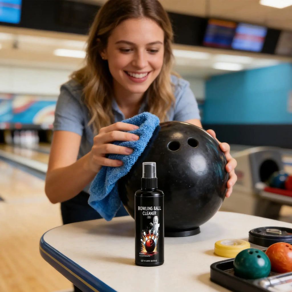 100ml Bowling Ball Cleaning Kit with Microfiber Towel | 2 Pc Set