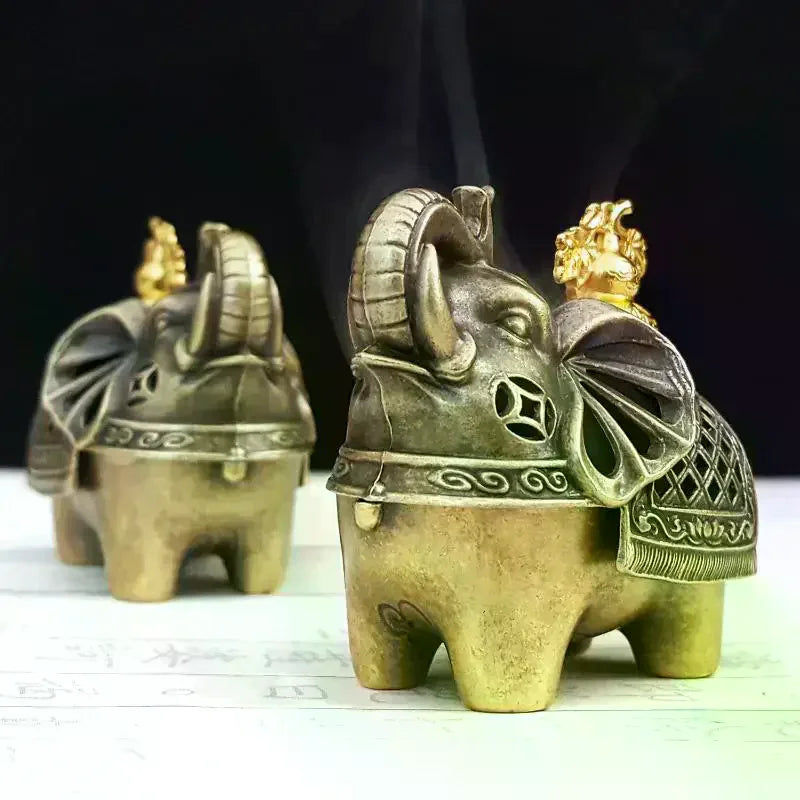 Alloy Hollow Incense Burner – Zen Aromatherapy & Tea Décor