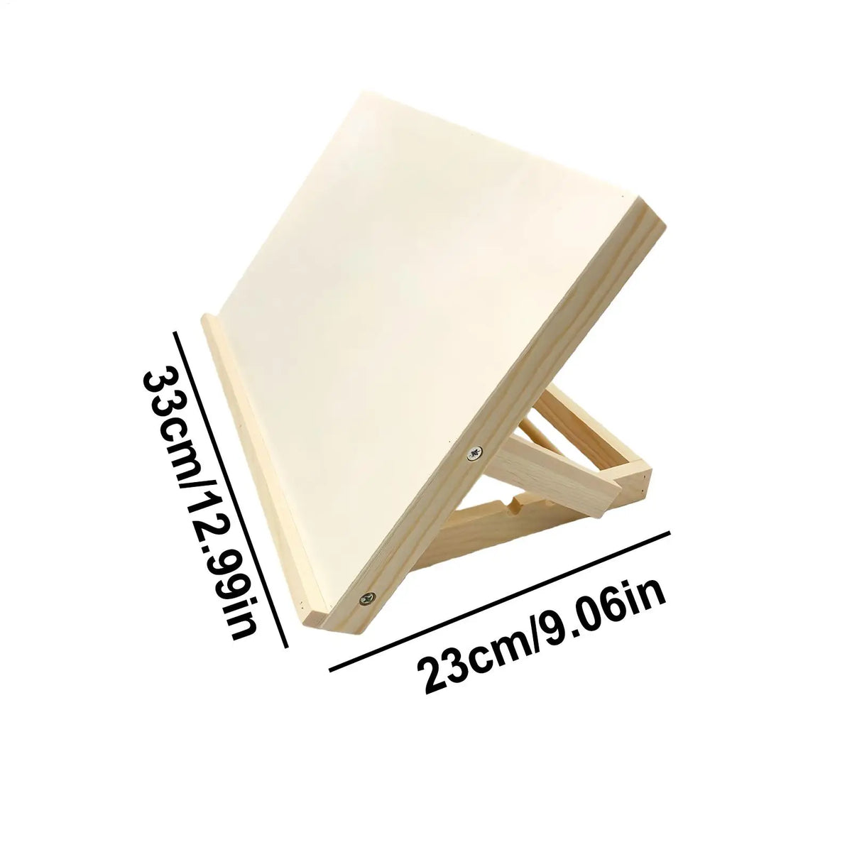 Foldable Wooden Tabletop Easel – Portable Folding Canvas Stand