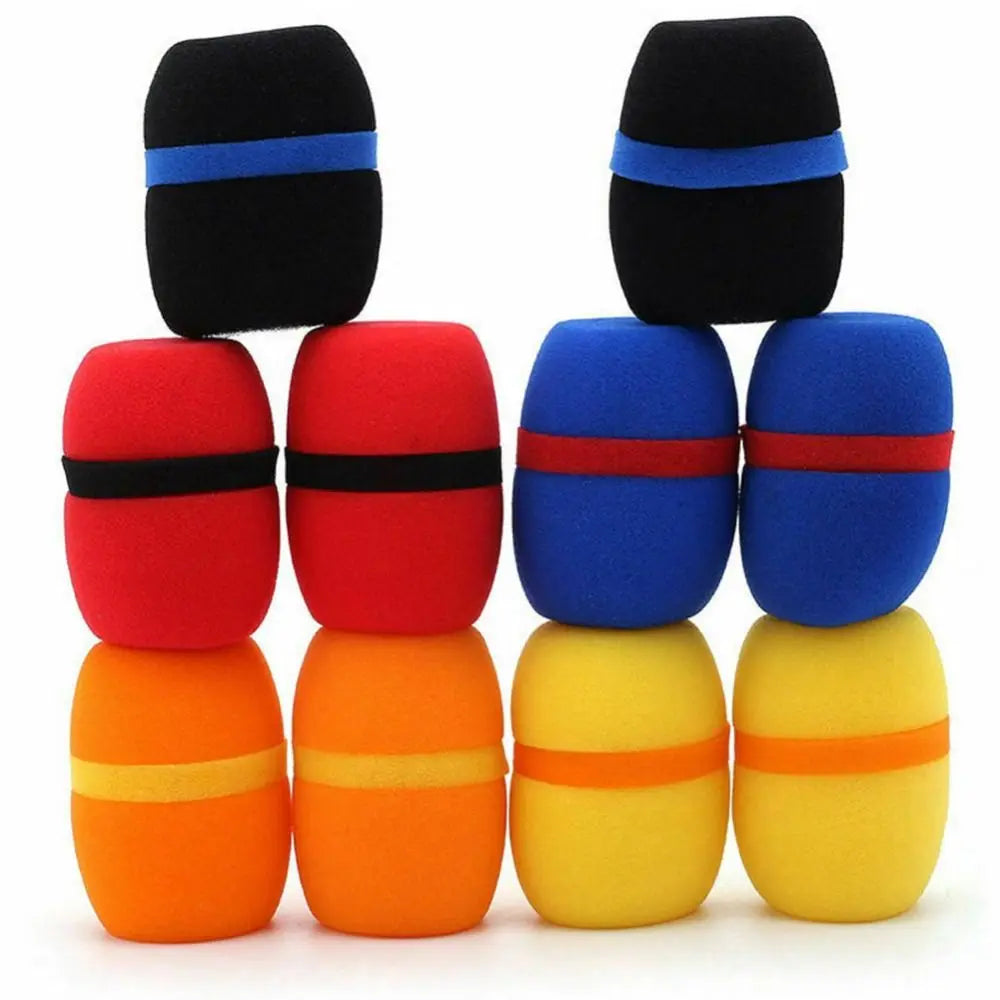 Washable Foam Microphone Cover – Reusable Mic Windscreen Cap