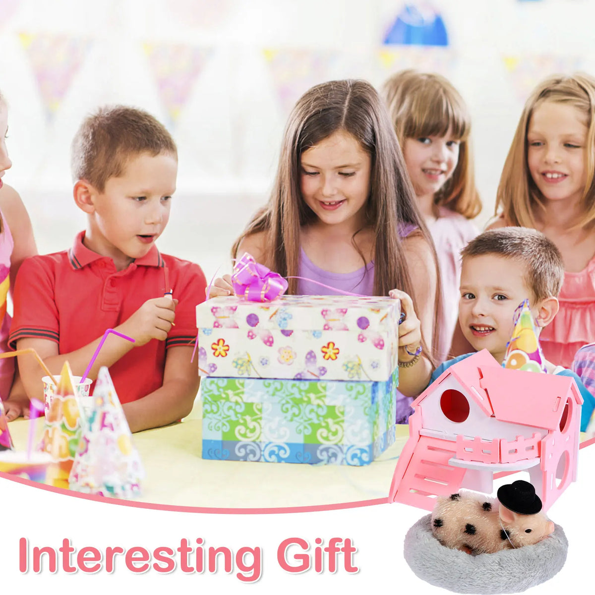 Silicone Pig Doll Toy Set – Realistic Lifelike Piglet Figure