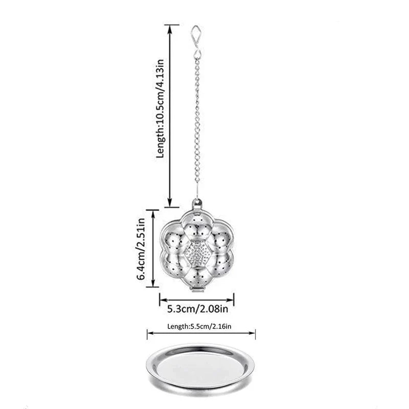 Stainless Steel Tea Infuser Strainer & Herbal Spice Filter