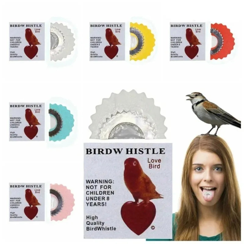 Metal Bird Whistle Toy – Realistic Chirps, Attracts Birds