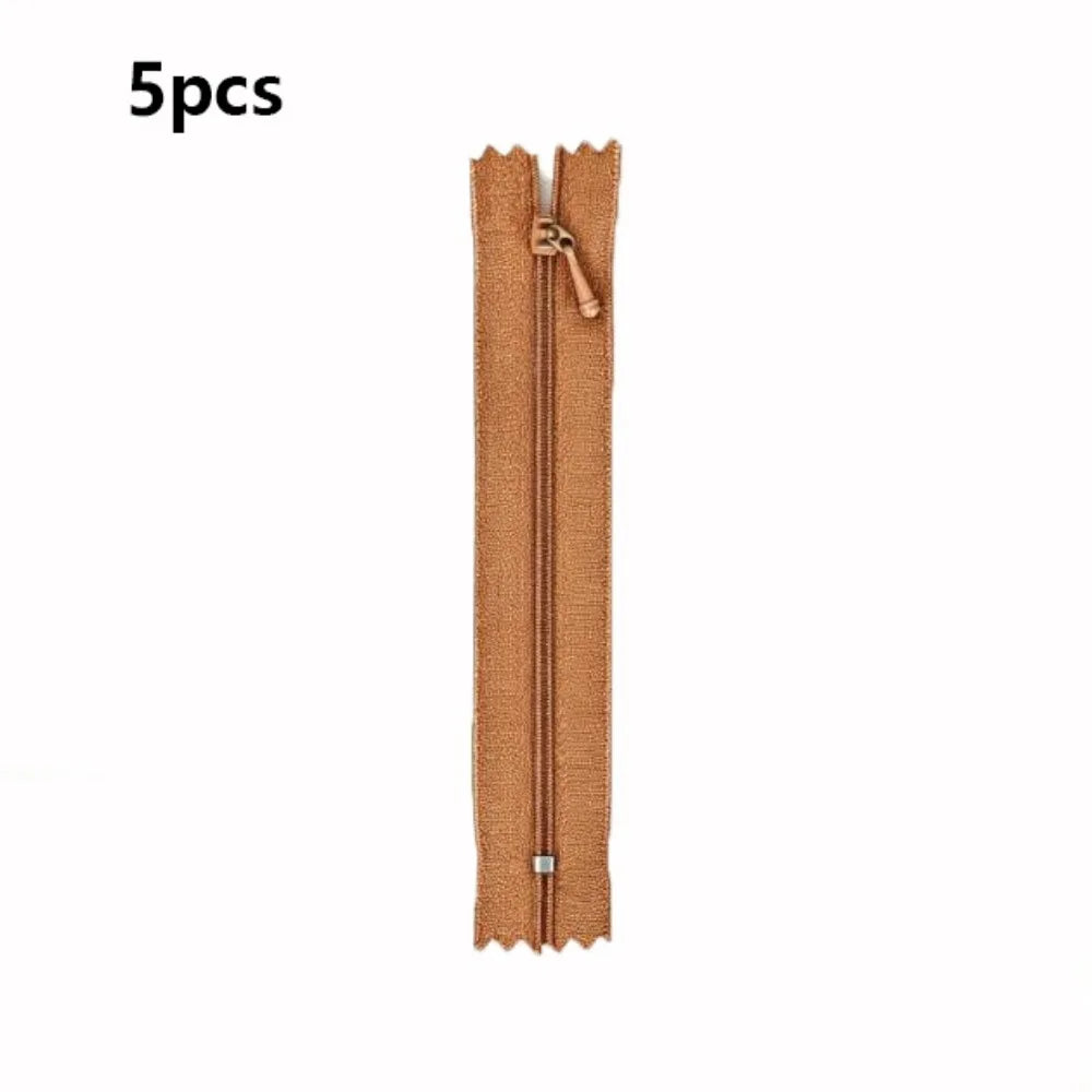 5-Pack 7cm Mini Zippers – Multicolor DIY Sewing & Doll Crafts