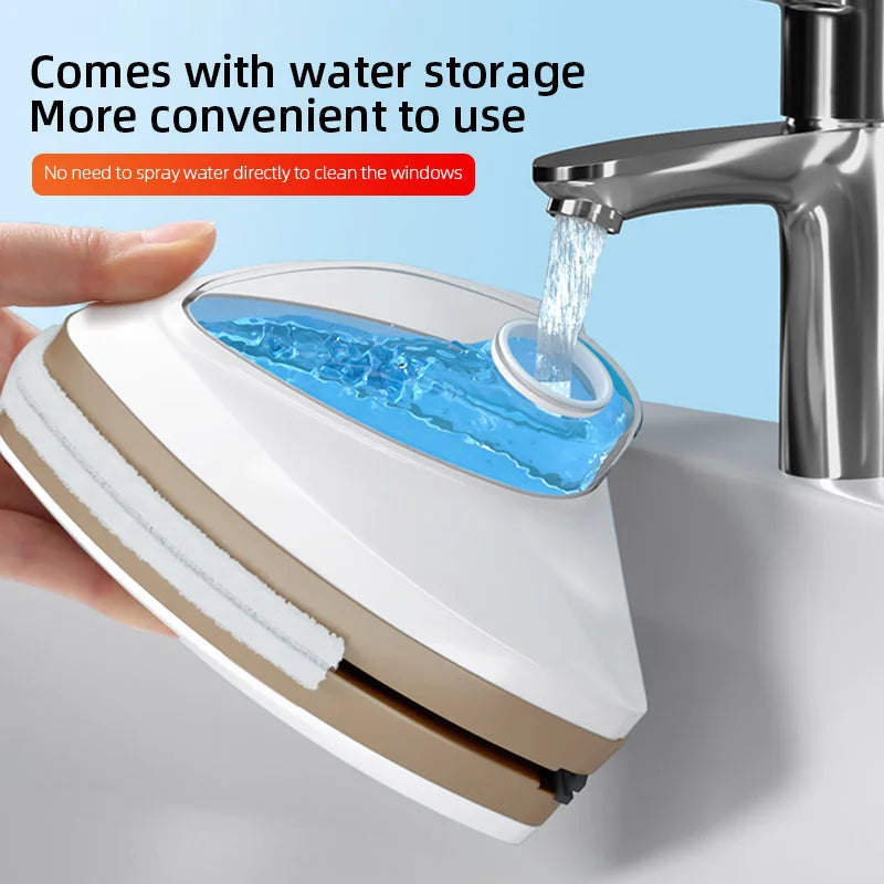 Donirt Magnetic Window Cleaner | Double-Layer Glass Wiper