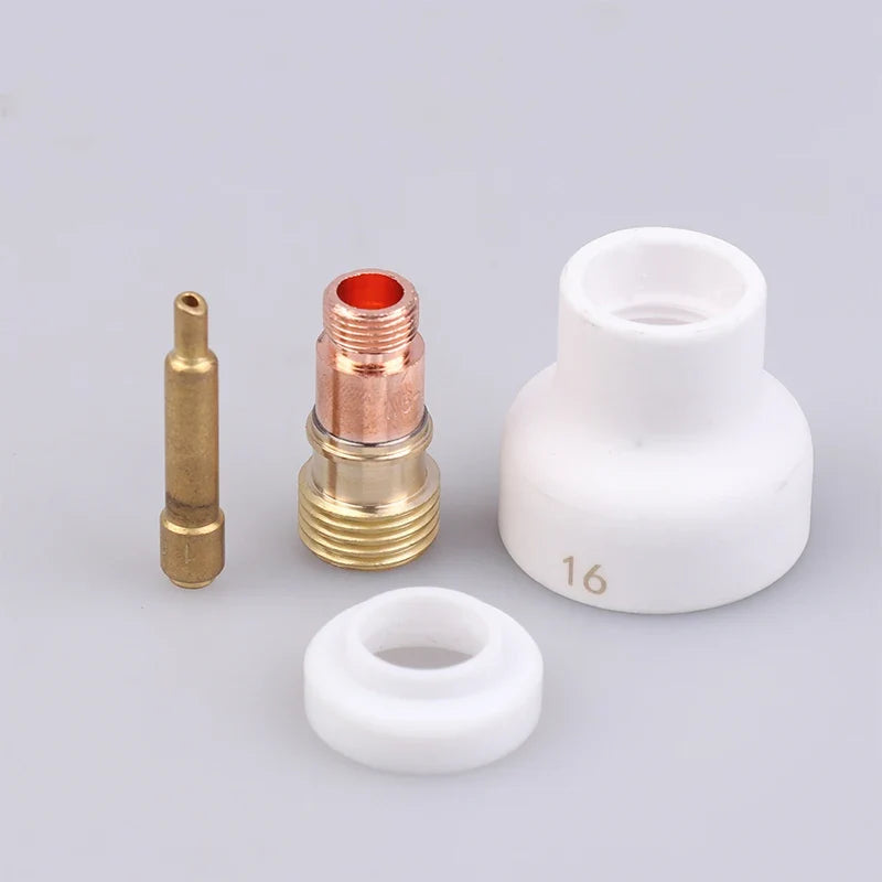 TIG Welding Ceramic Nozzle Gas Lens Kit WP17 WP18 WP26 – 4Pcs