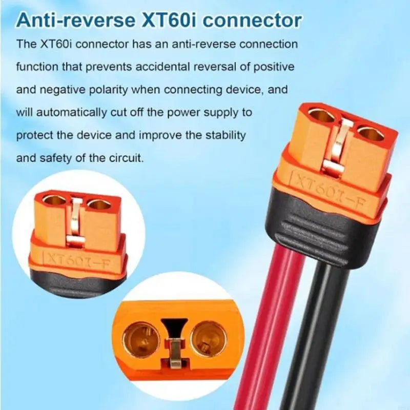 XT60iF Vehicle Power Cable 14AWG – DC 12V 24V Car & Boat