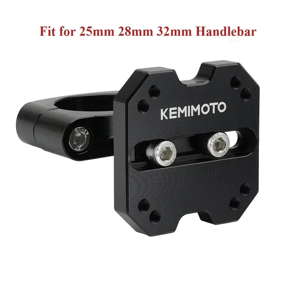 Universal Motorcycle GPS Mount – 12–32mm Handlebar AMPS Bracket