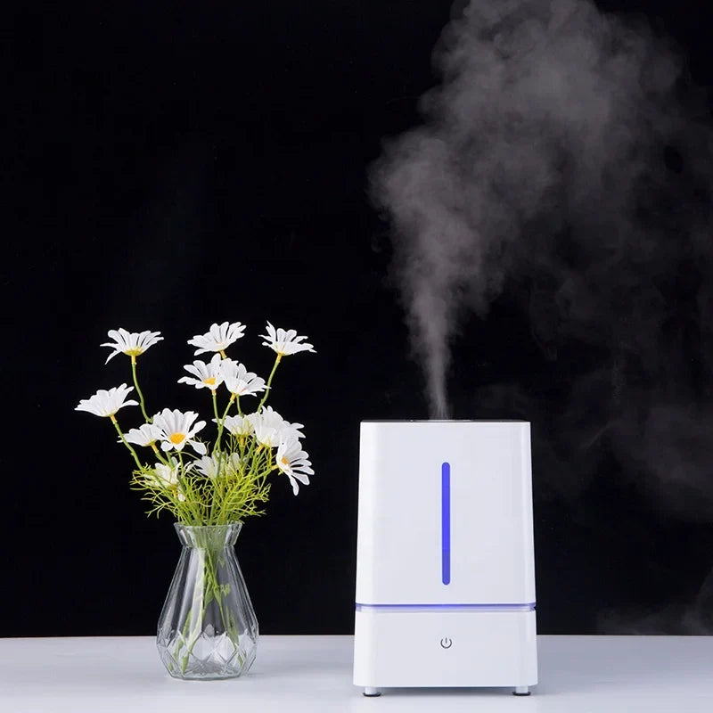 Ultrasonic Humidifier & Aroma Diffuser with LED Lights – 4L