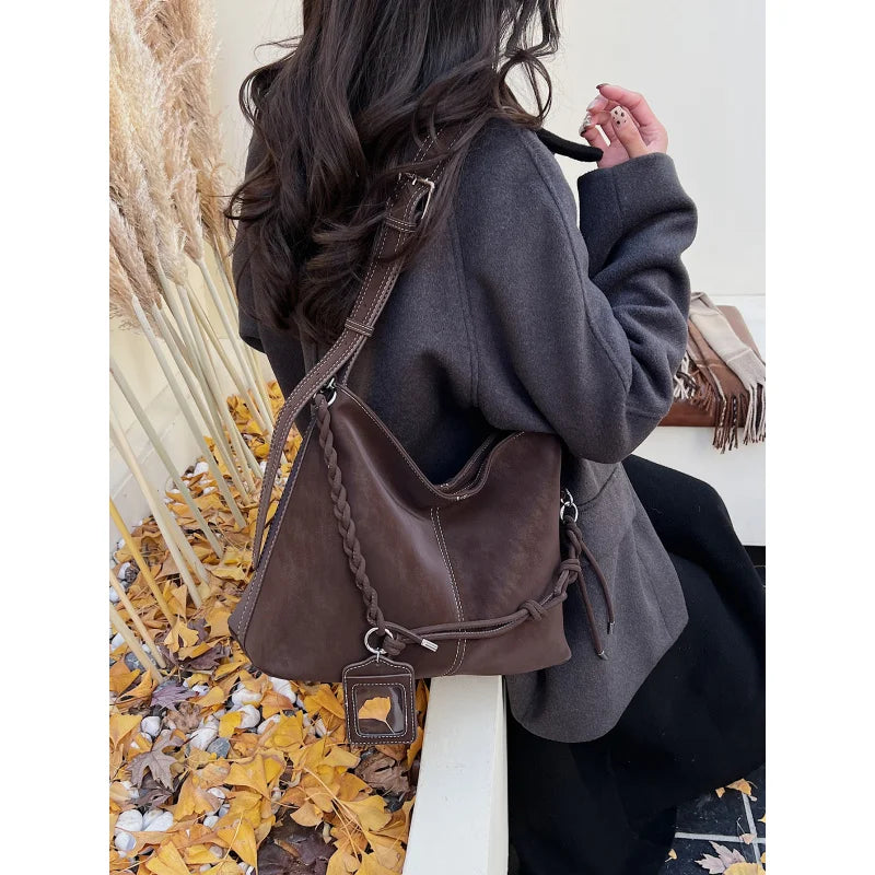 Vintage Large Capacity Crossbody Shoulder Bag | Nixie BB-806