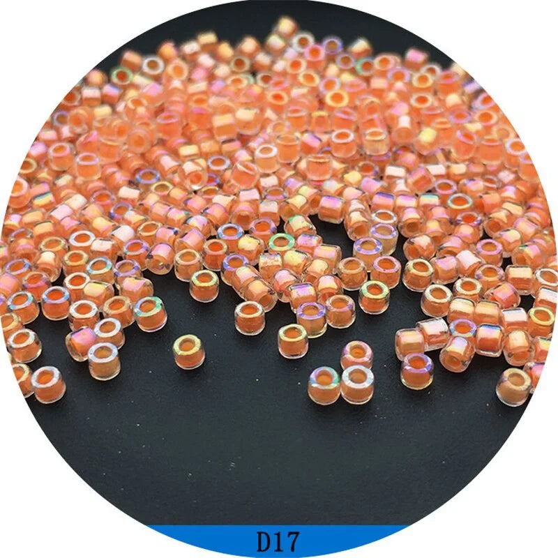 Miyuki Delica 2mm Glass Beads 500Pcs – 18 Colors for DIY