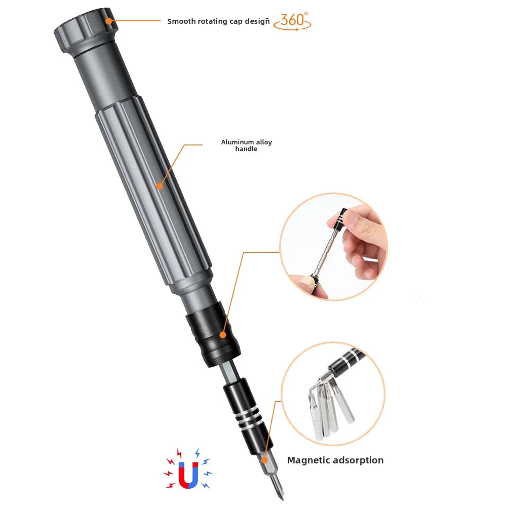 DAZZLEEX 150-in-1 Precision Screwdriver Kit | 120 Magnetic Bits
