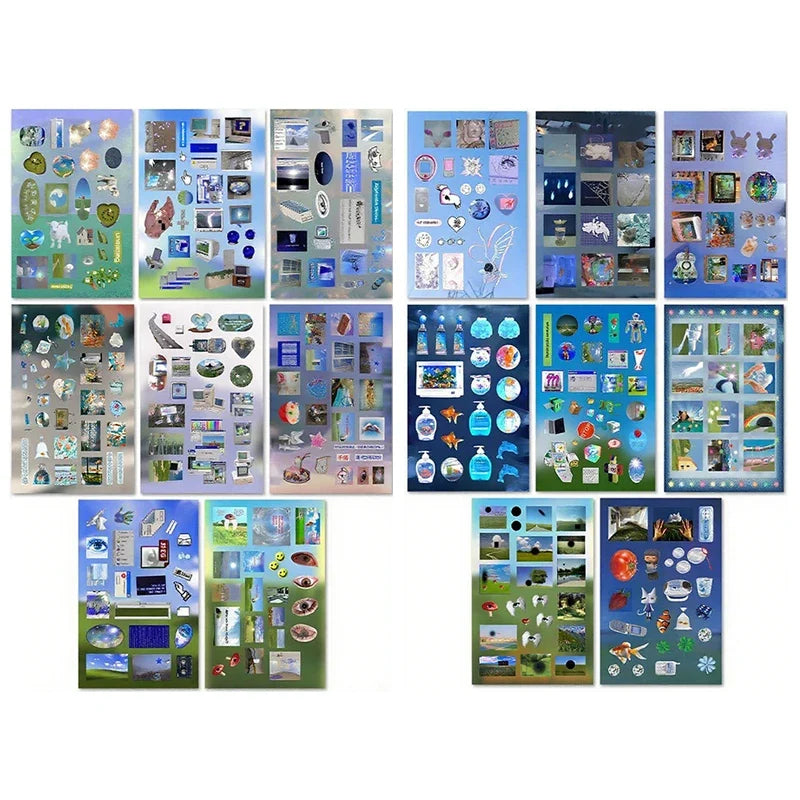 Y2K Dreamcore Retro Stickers for Scrapbooking – 4/16 Pack