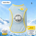 Cooling Dog Vest with Fan – Breathable Ice Silk Summer Coat
