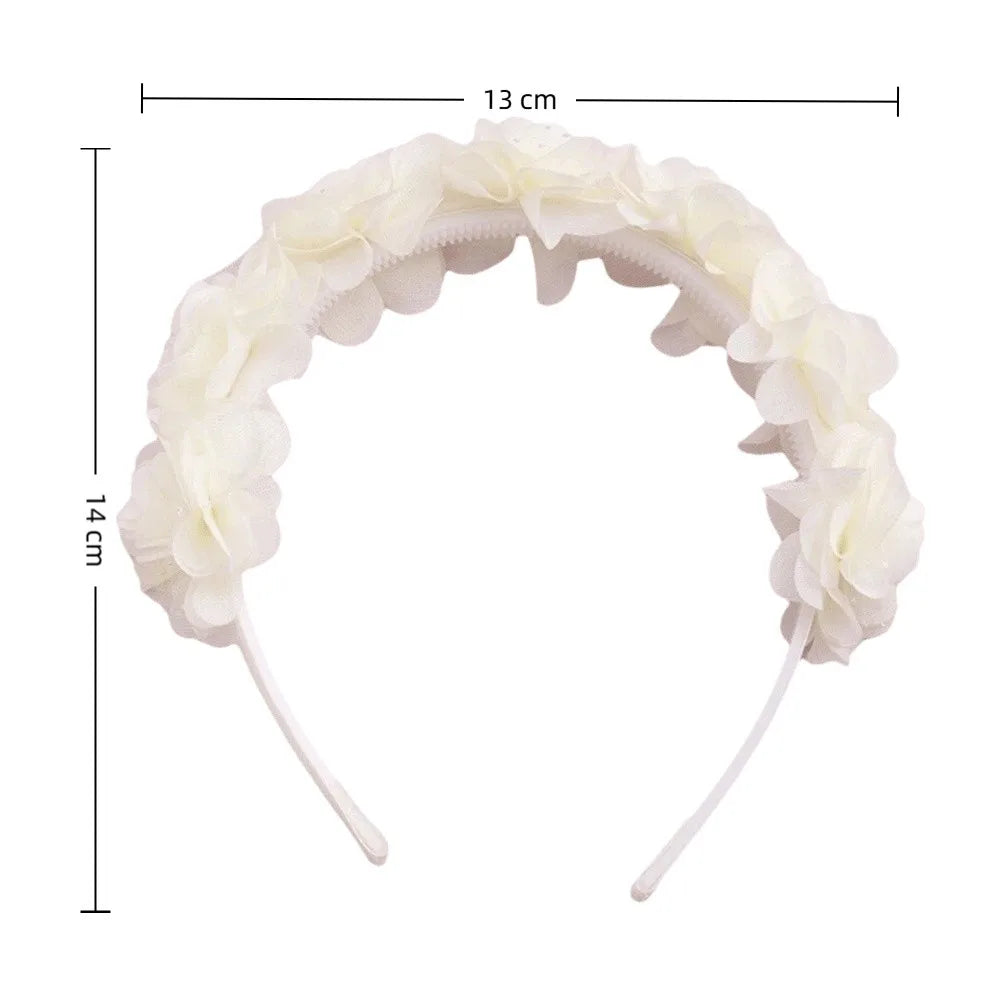 3D Floral Baby Headband – Non-Slip Toddler Hair Hoop