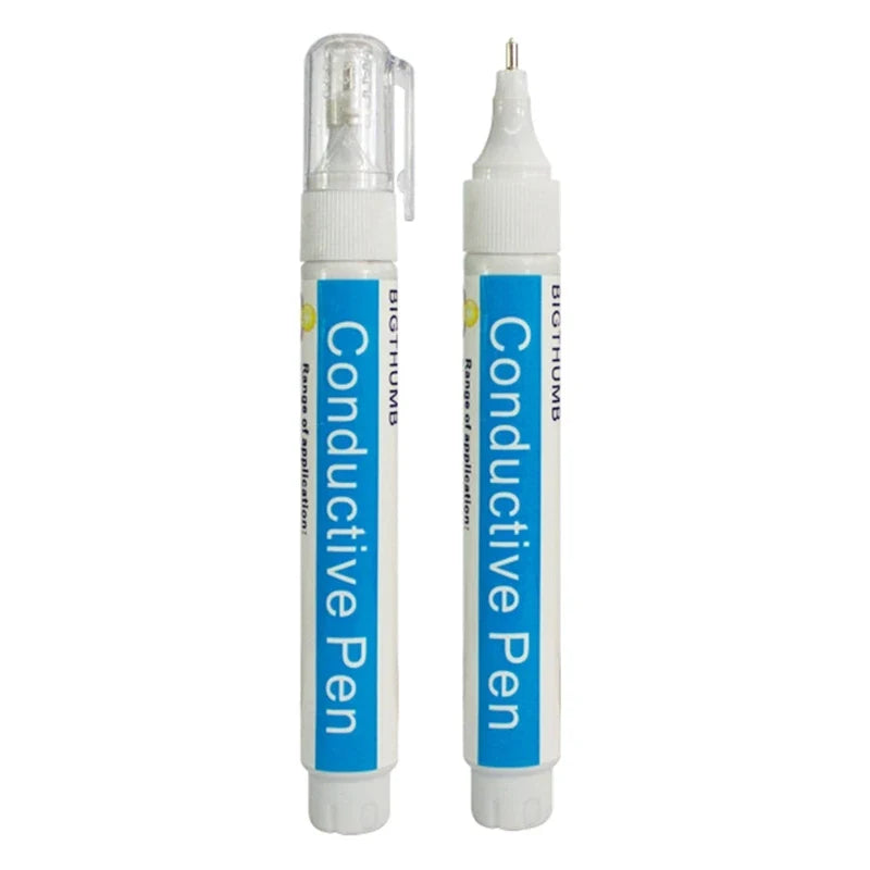 Silver & Bronze Conductive Paint Pen | Circuit Design Tool