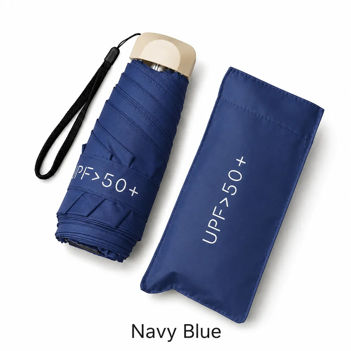 Nixie UPF50 Mini 5-Fold Portable Umbrella – Sun & Rain Parasol