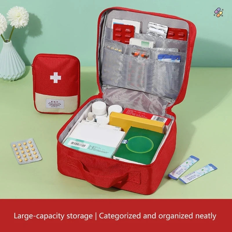 Waterproof First Aid Storage Bag | Camping Home Travel Organizer