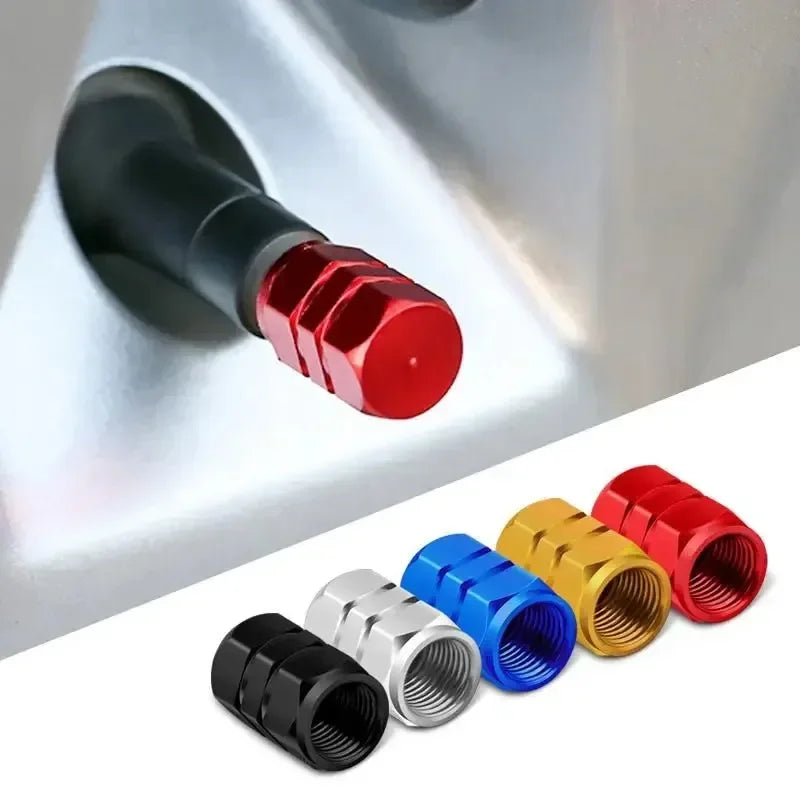Aluminum Alloy Tire Valve Stem Caps – Anti-Rust, 11 Colors