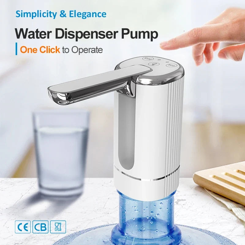 Foldable USB Electric Water Bottle Pump | NOCCLILI Dispenser