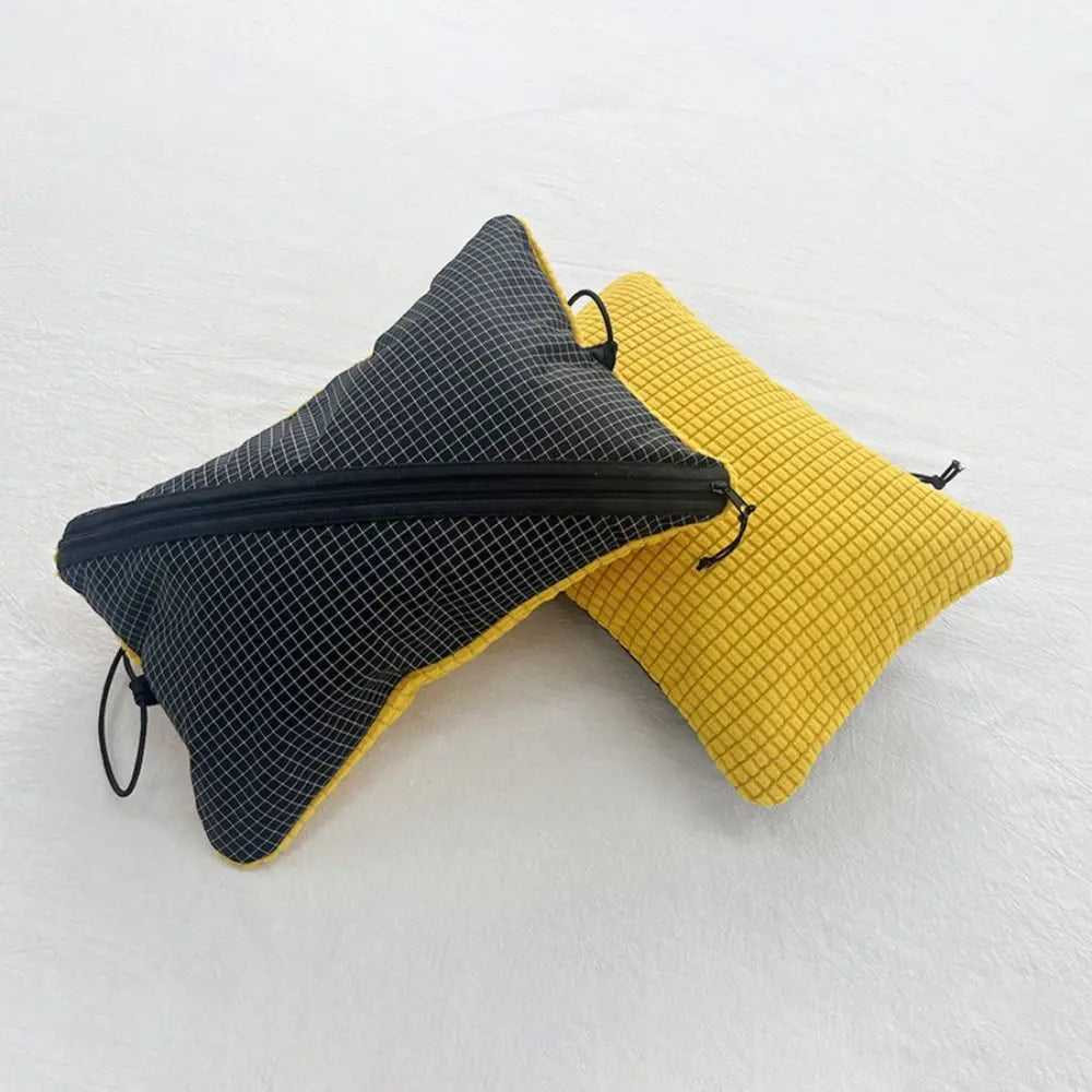 2-in-1 Pillow Storage Bag – Camping Headrest & Organizer