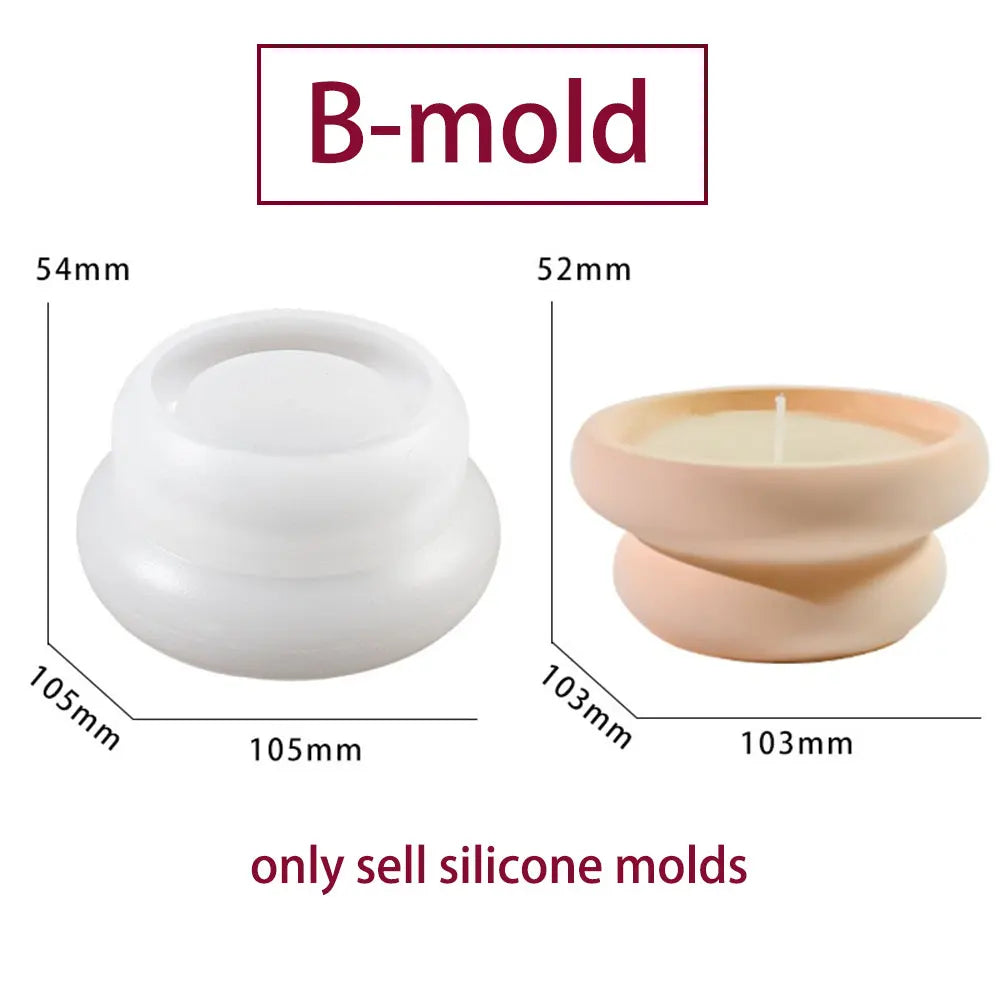 Spherical Silicone Mold – Candle, Planter & Pen Holder DIY