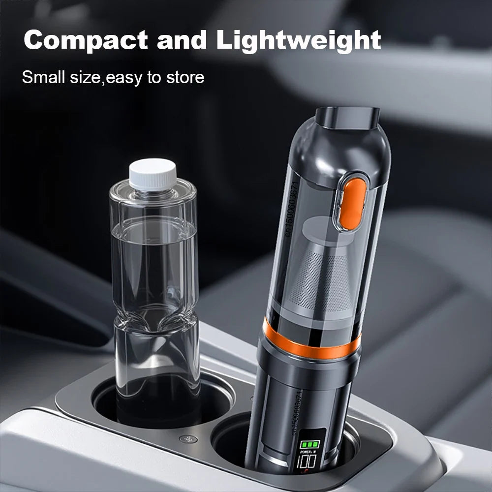Raugee 15000Pa Cordless Handheld Car Vacuum – 4-in-1 HEPA