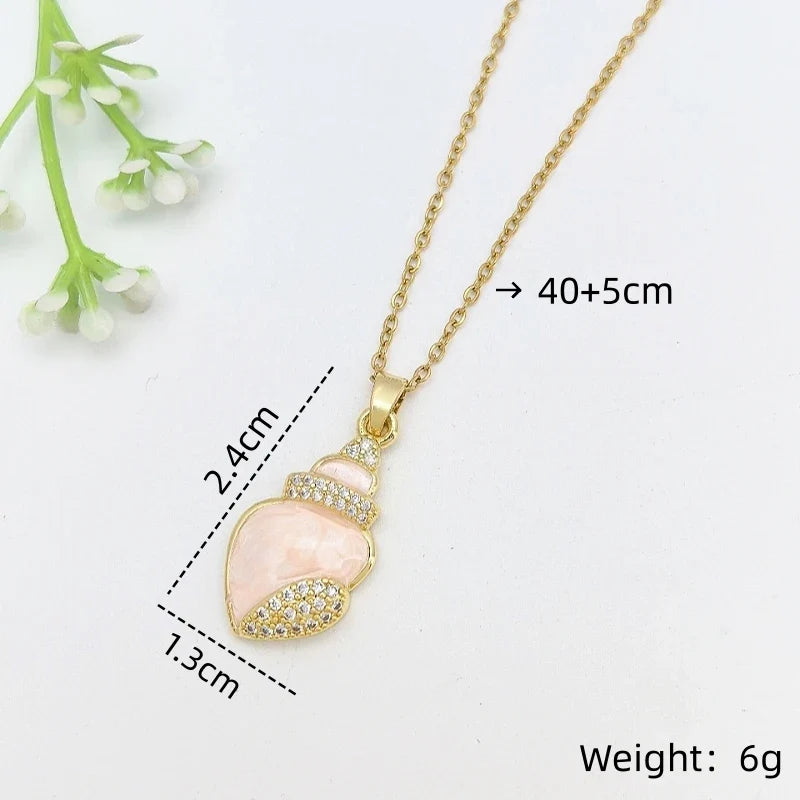 Women's Vintage Cherry Blossom Picture Frame Pendant Necklace
