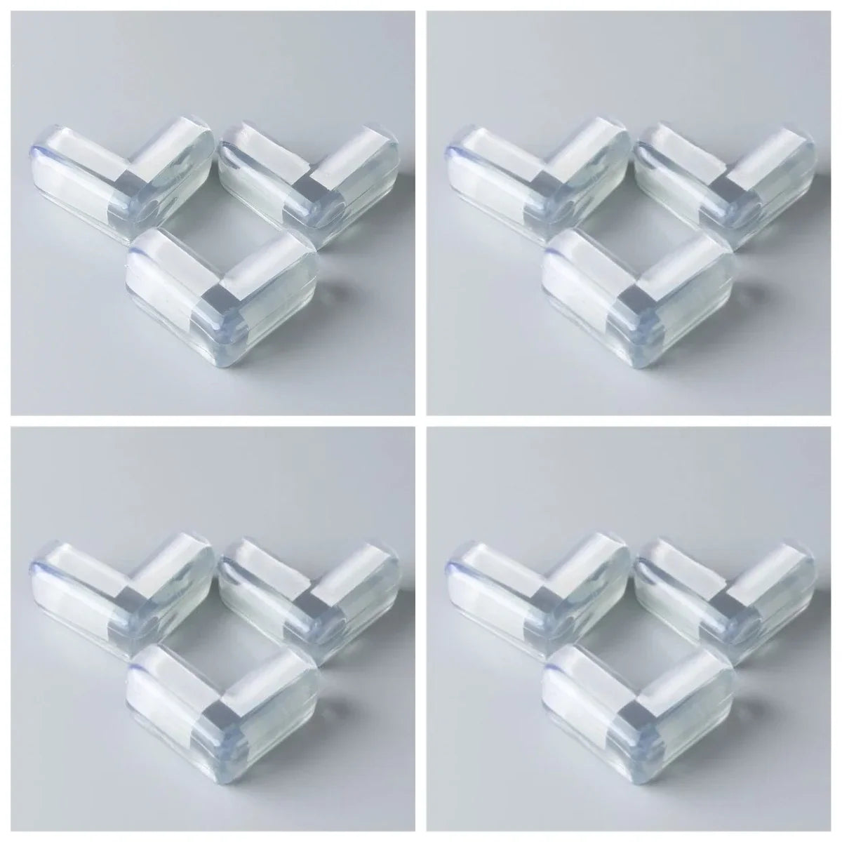 Transparent Silicone Corner Guards – Furniture Edge Bumpers