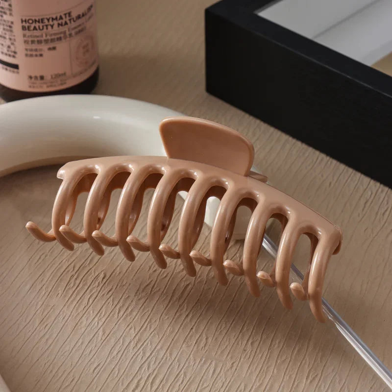 Soft Silicone Hair Claw Clip – Waterproof Crab Barrette