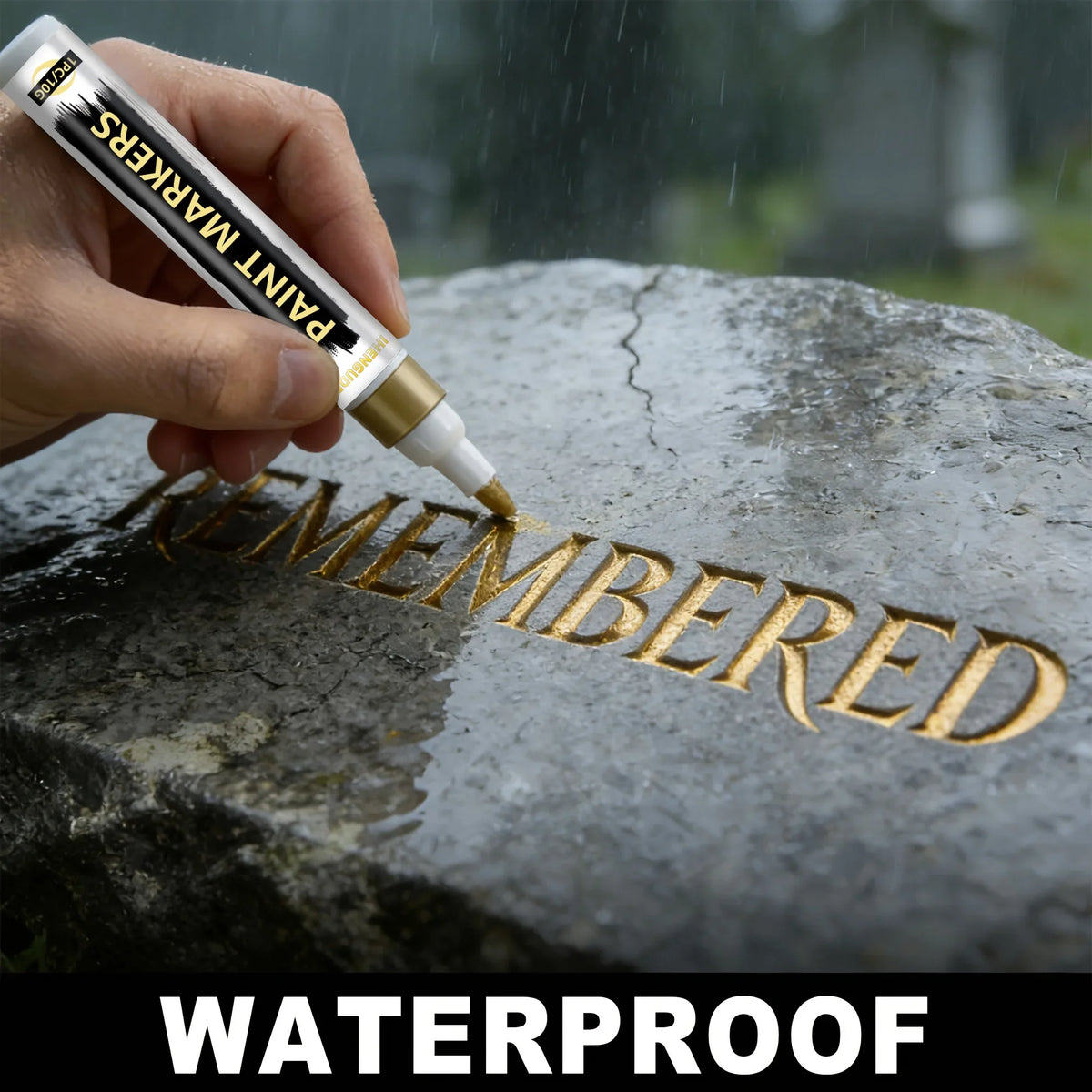 Gold-Plating Restoration Pen for Gravestones & Monuments