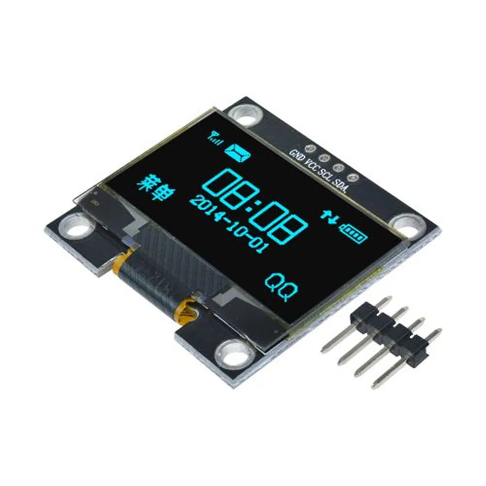 1.3" OLED Display Module 128×64 SSH1106 I²C SPI 3.3–5V