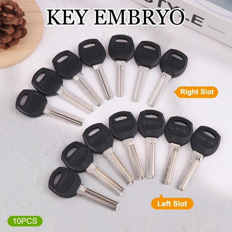 10-Pack Metal Key Blanks – Security, Electric & Auto Locks