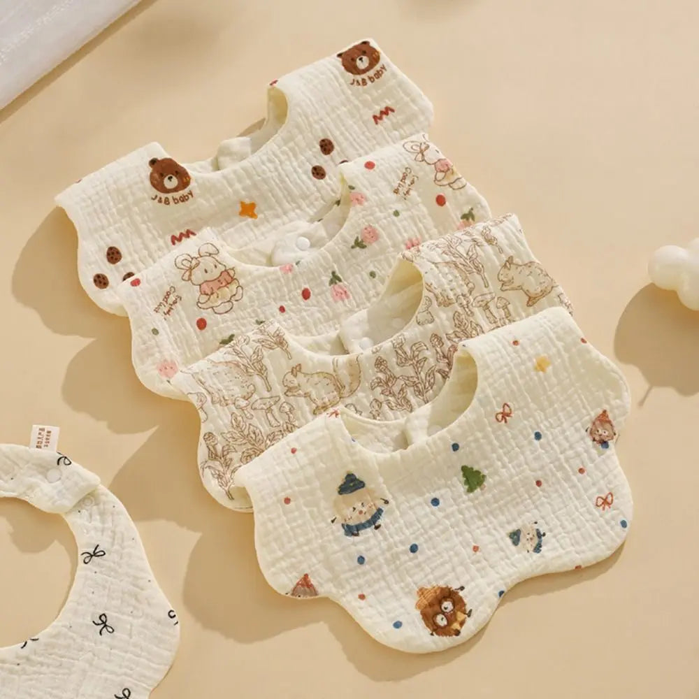 Pure Cotton Bandana Drool Bibs for Baby Boys & Girls