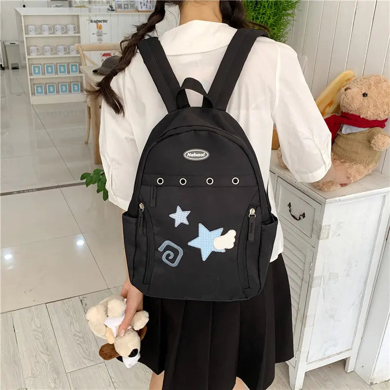 Nixie Star & Cloud Teen Girls Backpack – Waterproof School Bag