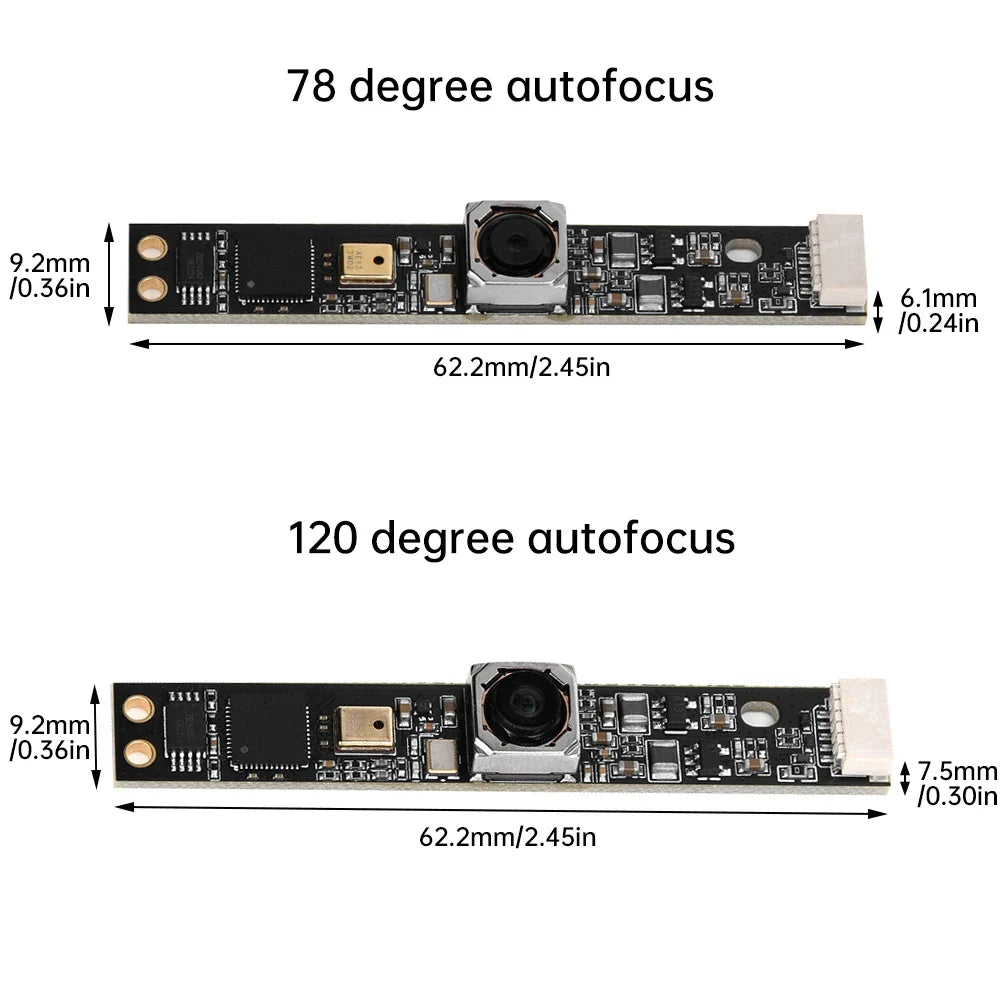 Occkic MX179 8MP Autofocus USB Camera Module 78/120° FOV