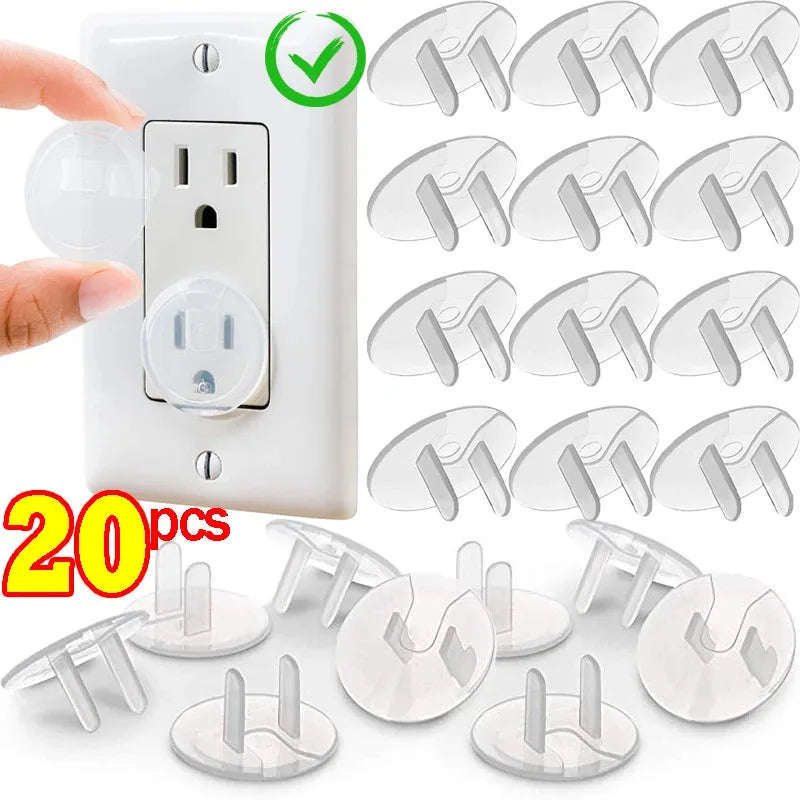 10-Pack Baby Safety Outlet Covers – Childproof Socket Protectors