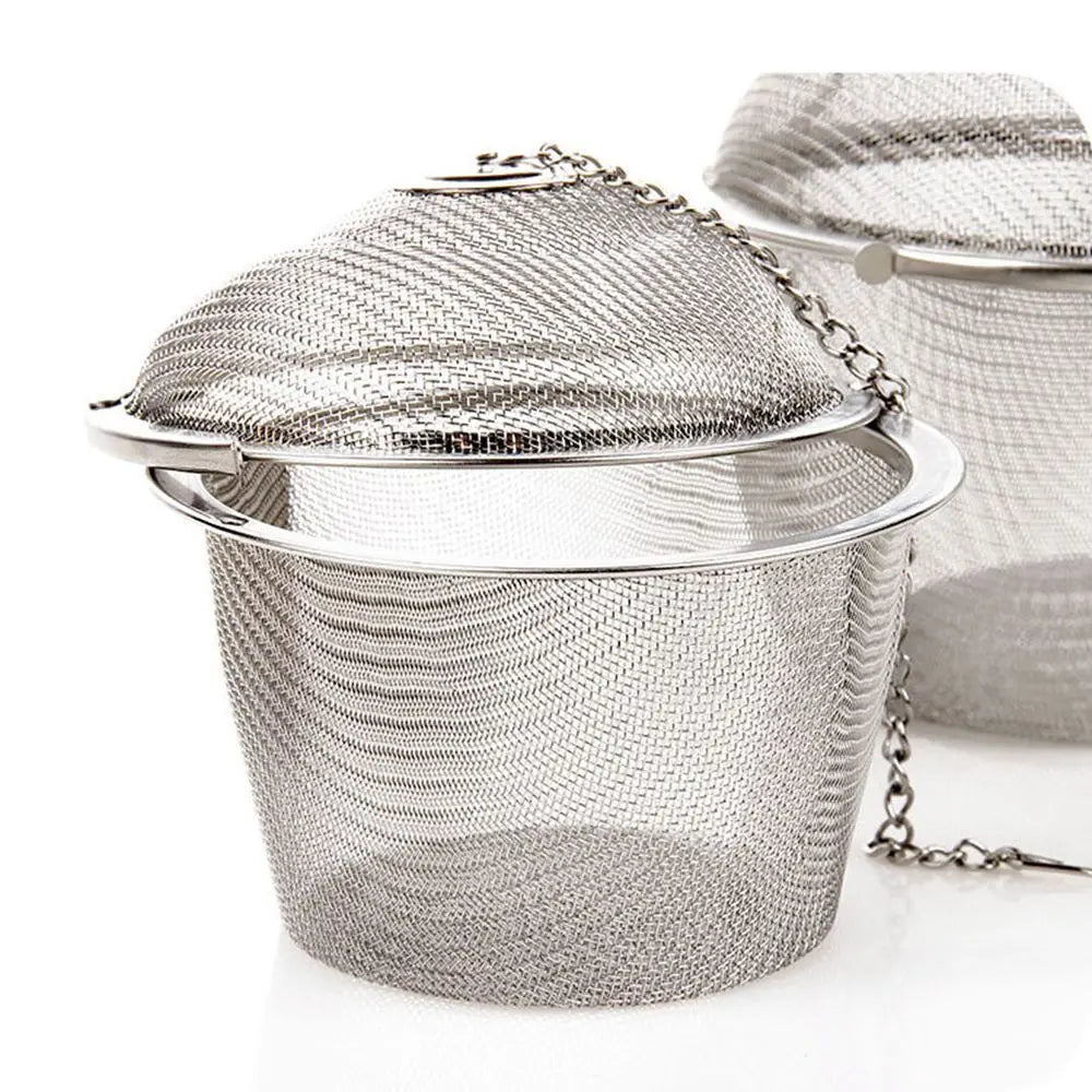 Stainless Steel Tea Ball Infuser – Loose Leaf & Herbal Mesh