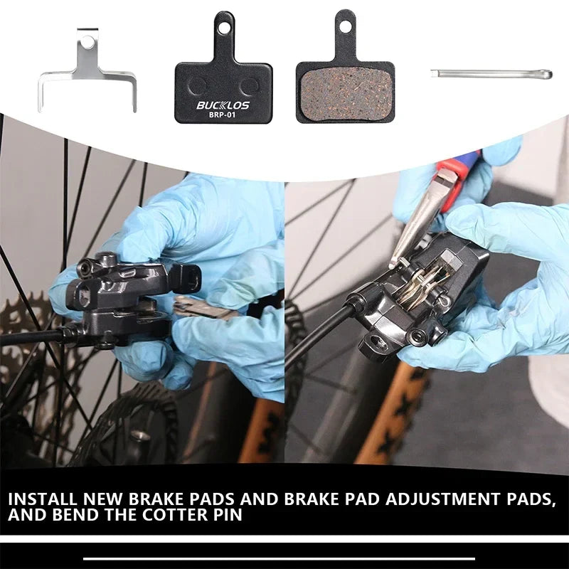 BUCKLOS MTB Hydraulic Disc Brake Pads – B01S Semi-Metal